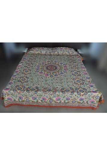 Bed Cover - Floral Jaba Jaal